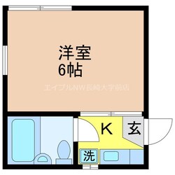 カーサ岡町の物件間取画像